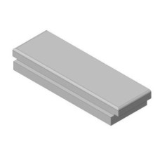 Šamotová deska spodní, zadní KV B 2G 66. 50. 01 (B) 